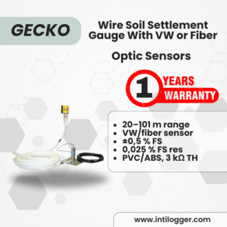 Vibrating Wire Soil Settlement Gauge With VW or Fiber Optic Sensors