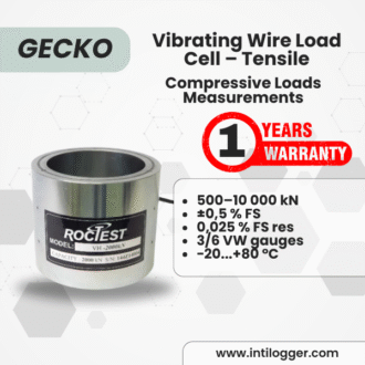 Gecko Vibrating Wire Load Cell – Tensile / Compressive Loads Measurements