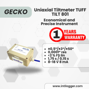 Gecko Uniaxial Tiltmeter TUFF TILT 801: Economical and Precise Instrument