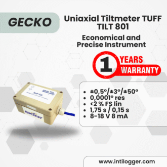 Gecko Uniaxial Tiltmeter TUFF TILT 801: Economical and Precise Instrument
