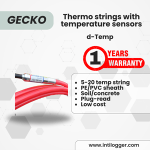 Gecko Thermo strings with temperature sensors – d-Temp