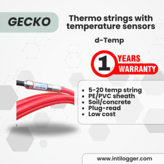 Gecko Thermo strings with temperature sensors – d-Temp
