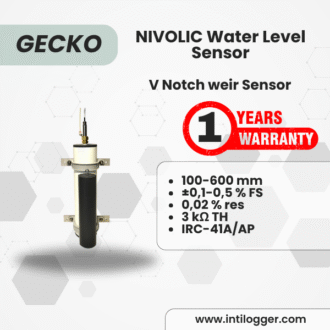 Gecko NIVOLIC Water Level Sensor V Notch weir Sensor