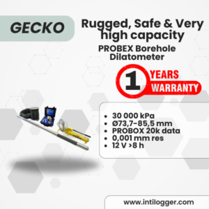 Gecko PROBEX Borehole Dilatometer: Rugged, Safe & Very high capacity