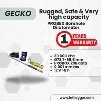 Gecko PROBEX Borehole Dilatometer: Rugged, Safe & Very high capacity