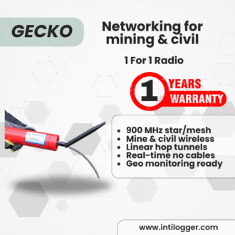 Gecko Networking for mining & civil – 1 For 1 Radio