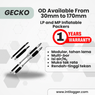 Gecko LP and MP Inflatable Packers: OD Available From 30mm to 170mm