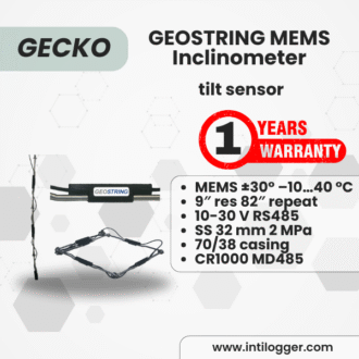 Gecko GEOSTRING MEMS Inclinometer / tilt sensor
