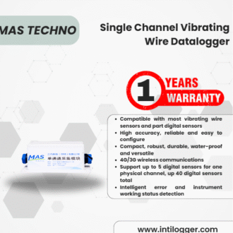 Mas Technology Single Channel Vibrating Wire Datalogger