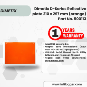Dimetix D-Series Reflective plate 210 x 297 mm (orange) Part No. 500113