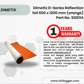 Dimetix D-Series Reflection foil 600 x 1200 mm (orange) Part No. 500114