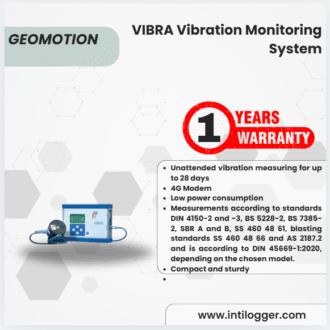 Geomotion VIBRA Vibration Monitoring System