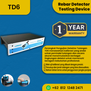 Alat Pengujian Detektor Tulangan | Rebar Detector Testing Device TD6 LANGRY