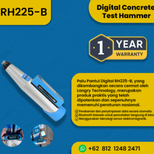 Alat Uji Kuat Tekan Beton Digital | Digital Concrete Test Hammer RH225-B LANGRY