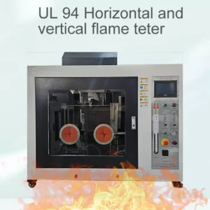 Alat Uji Nyala Api Horizontal dan Vertikal Kustom dengan Pengujian Pembakaran Vertikal Busa | Customized Horizontal And Vertical Flame Tester  with Foam Vertical Combustion Performance Test UL 94