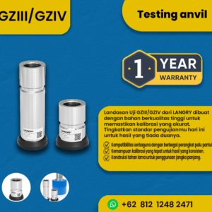 Landasan Kalibrasi | Testing anvil GZIII/GZIV LANGRY