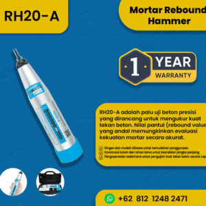 Palu Uji Pantul Mortar | Mortar Rebound Hammer RH20-A