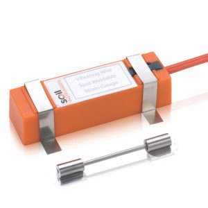 Sensor Regangan Vibrating Wire Tipe Las Titik | Vibrating Wire Spot Weldable Strain Gauge Soil Instrument