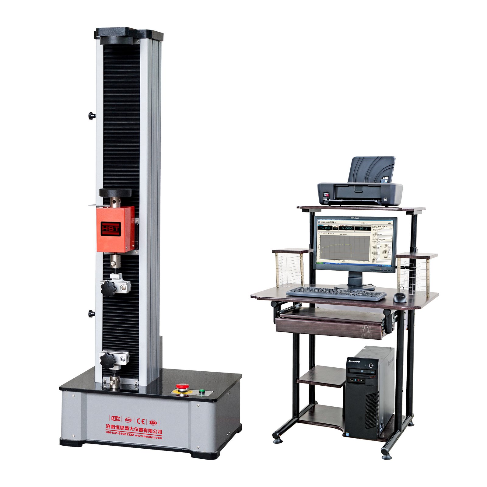 Mesin Uji Tarik Universal Kolom Tunggal Touch Screen WDS-T | WDS-T Touch Screen Single Column Universal Tensile Testing Machine - Gambar 4