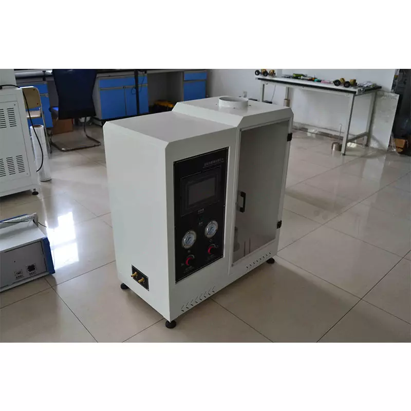 Alat Uji Indeks Oksigen Terbatas (LOI Tester) | Limiting Oxygen Index Tester ASTM D 2863 for Plastic Insulation Materials ISO 4589-2