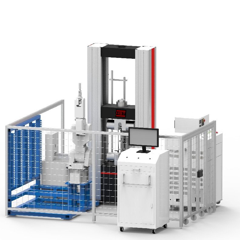 250kN / 300kN Mesin Uji Tarik Otomatis Robotik | Robotic Automated Tensile Testing Machine - Gambar 2