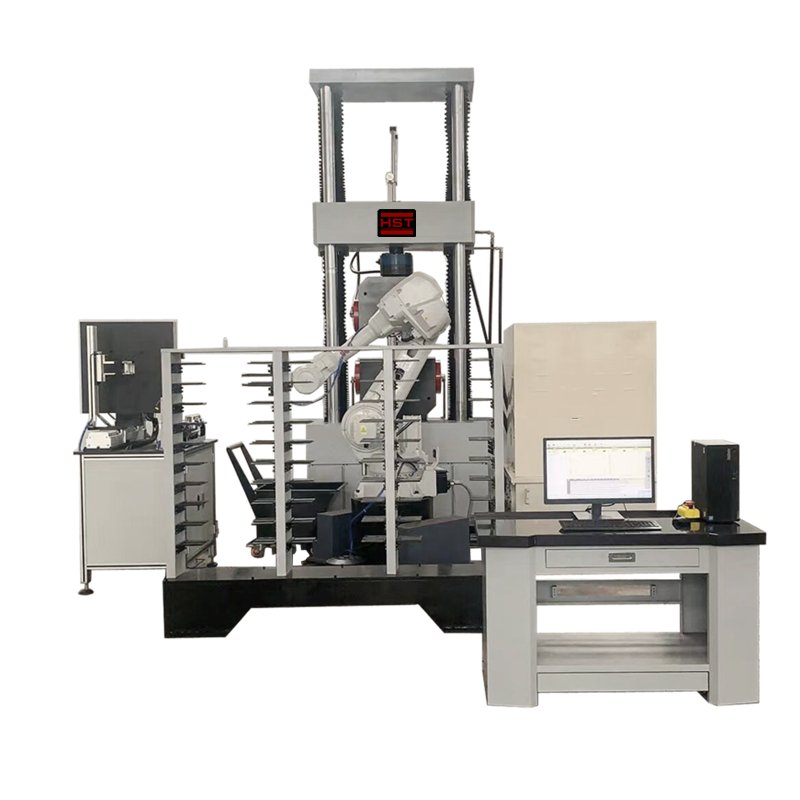 600kN / 1000kN Mesin Uji Tarik Elektromekanik Otomatis Robotik | Robot Automatic Electromechanical Tensile Testing Machine - Gambar 2