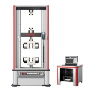 Mesin Uji Tarik Universal Elektronik untuk Material Logam dengan Hydraulic Flat Push Grip | Metal Material Universal Electronic Tensile Testing Machine With Hydraulic Flat Push Grip 200/300KN