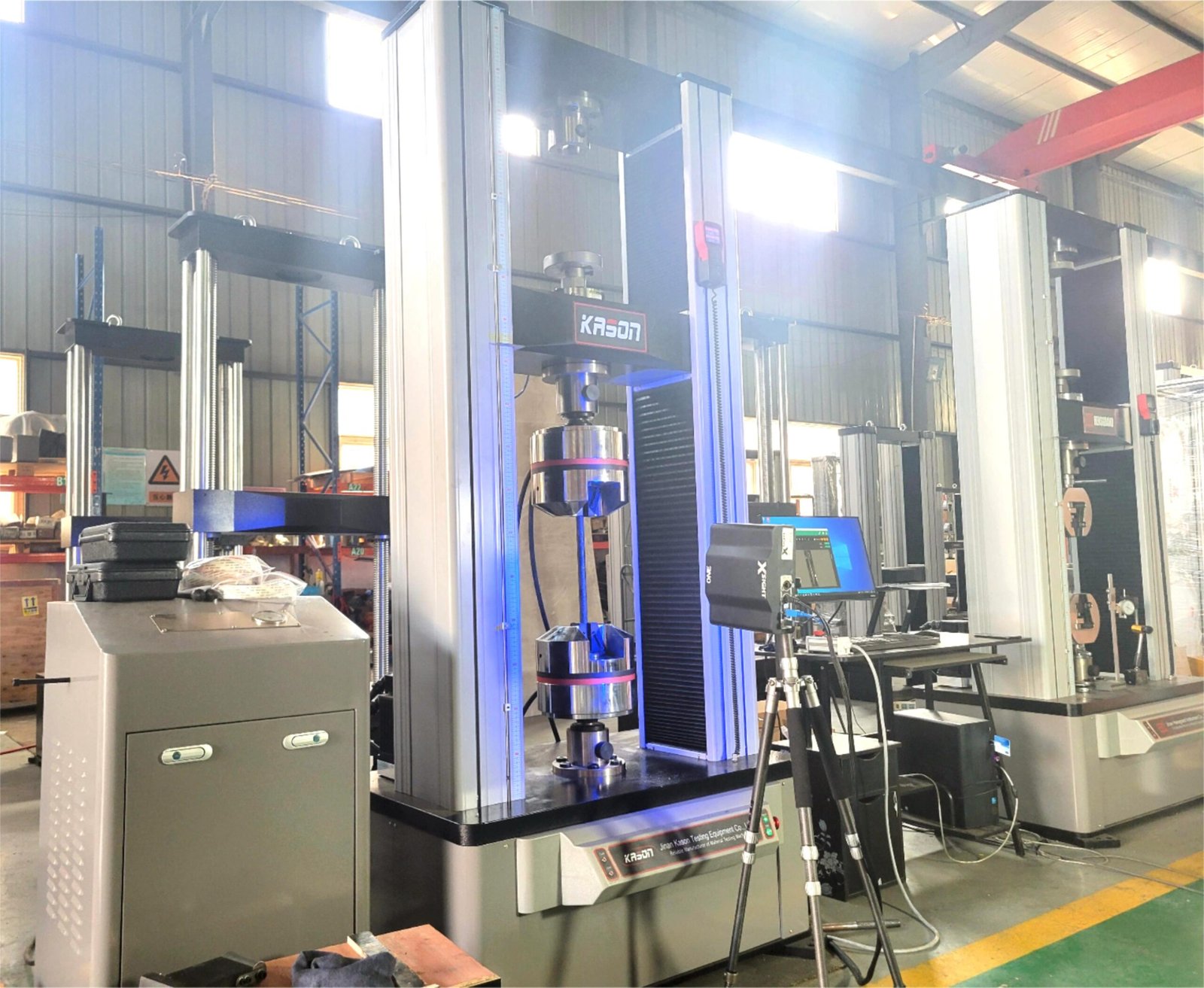 Mesin Uji Tarik dengan Pengukuran Non-Kontak – Video Extensometer | Tensile testing machine with Non contact measurement -video extensometer - Gambar 2