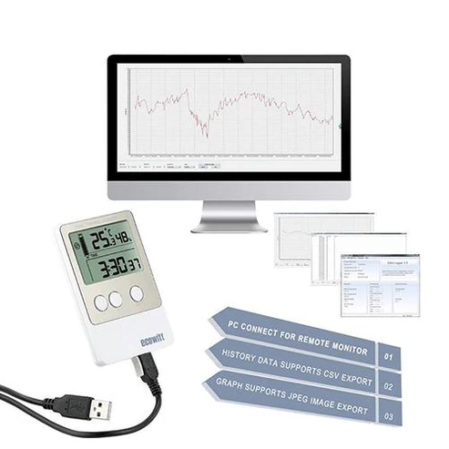 DS102 USB Temperature Humidity Data Logger Recorder - Gambar 6