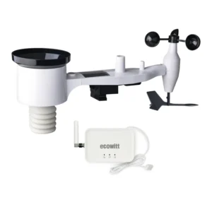Ecowitt GW3002 Wireless Weather Station, IoT Wi-Fi/LAN Hub GW3000 with SD Card Data Storage, 7-in-1 Outdoor Sensor Array WS69
