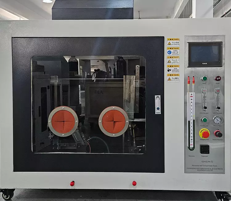Customized Horizontal and Vertical Flame Tester UL 94 dengan Uji Pembakaran Vertikal Foam | Customized Horizontal And Vertical Flame Tester UL 94 with Foam Vertical Combustion Performance Test - Gambar 4