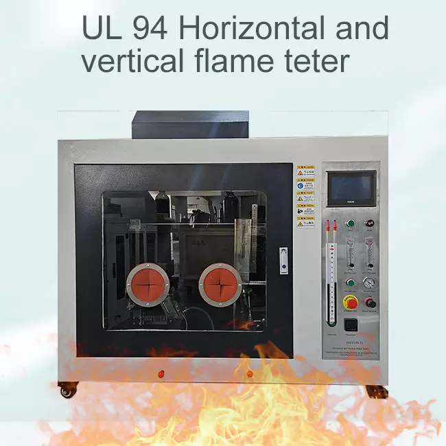Customized Horizontal and Vertical Flame Tester UL 94 dengan Uji Pembakaran Vertikal Foam | Customized Horizontal And Vertical Flame Tester UL 94 with Foam Vertical Combustion Performance Test