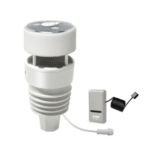 GW1210 Wi-Fi Weather Station – Piezo Rainfall, Ultrasonic Wind Sensor, UV & Light, Temperature, Humidity, Barometric Pressure, IoT-enabled, Includes Bird Spikes