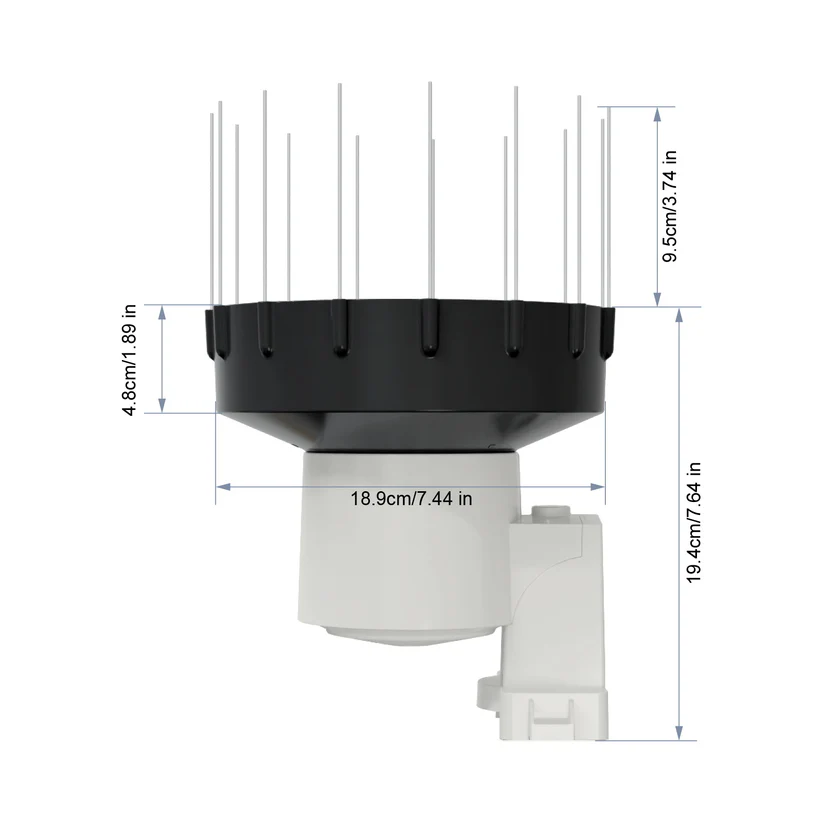 HP2552 TFT Large Display Wi-Fi Weather Station with Anemometer Sensor Package and Rain Gauge Sensor - Gambar 5
