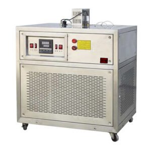 Low Temperature Chamber untuk Spesimen Uji Impak pada Drop Weight Tester | Low Temperature Chamber for Impact Specimen of Drop Weight Tester