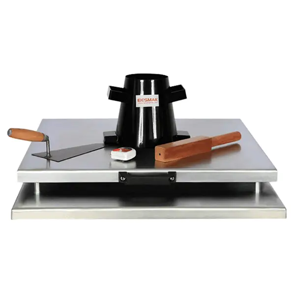 Meja Flow Beton Segar BCO-102 untuk Uji Workability Beton | CONCRETE FLOW TABLE FOR FRESH CONCRETE WORKABILITY TESTING – BCO-102 BESMAK