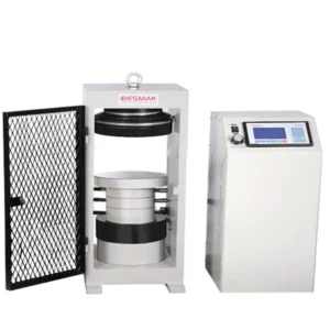 Mesin Uji Tekan Hidrolik Otomatis Tipe Wall Las dengan SEMATRON BCO-W/S | WELDED WALL TYPE FULLY AUTOMATİC HYDRAULIC COMPRESSION TEST MACHINE WITH SEMATRON – BCO-W/S BESMAK