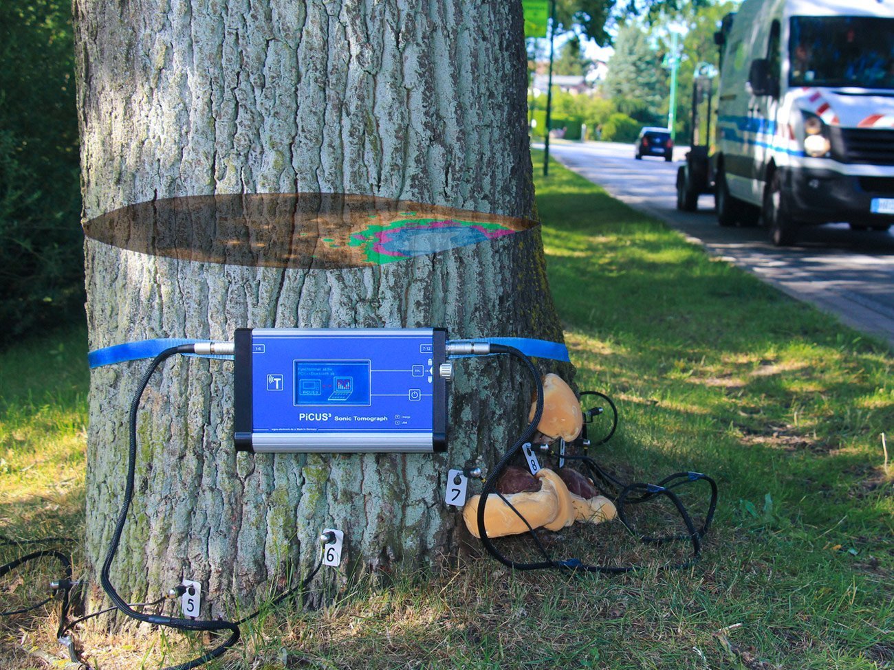 PiCUS Sonic Tomograph | PiCUS Alat Tomografi Sonik - Gambar 8