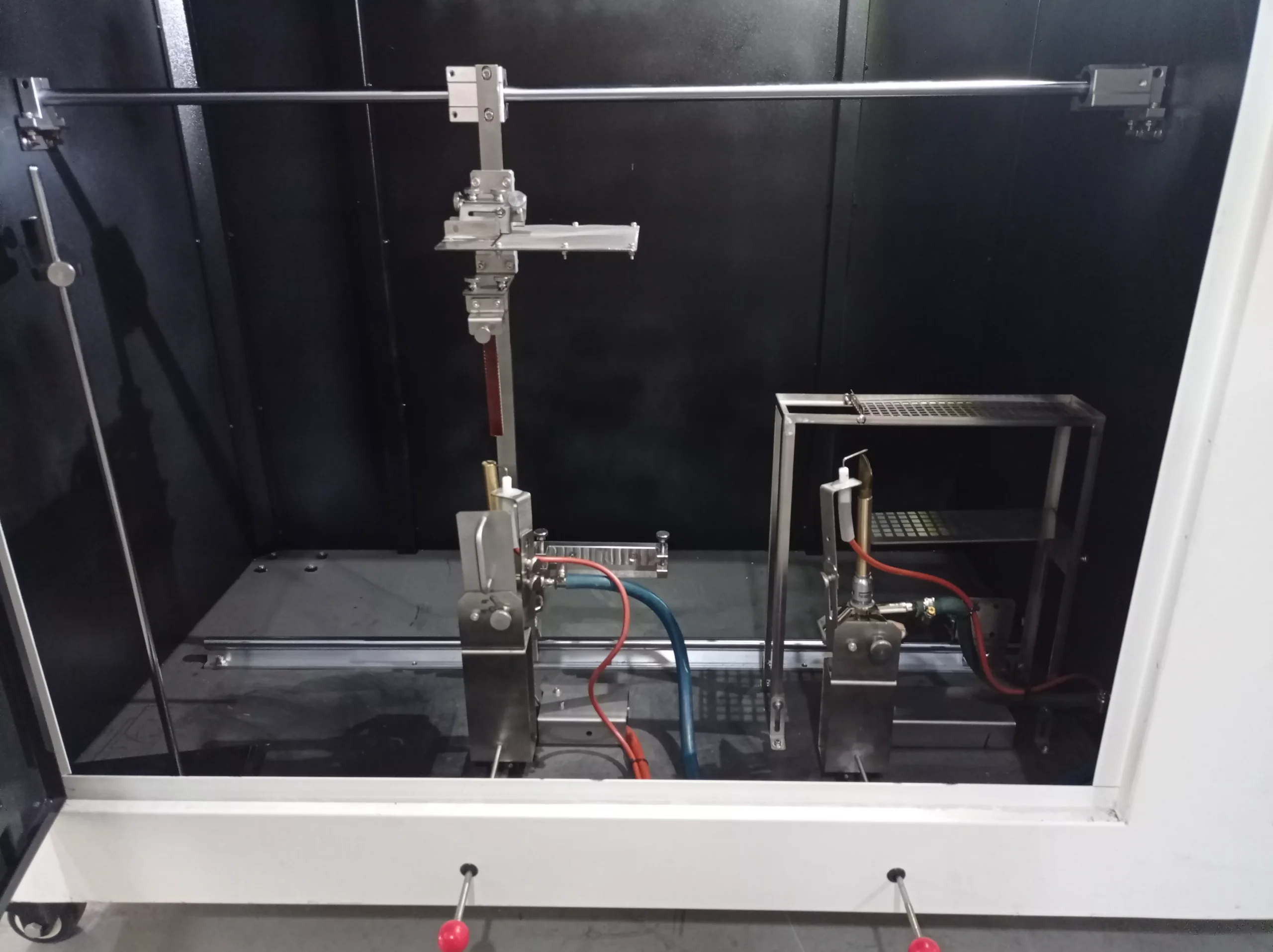 Customized Horizontal and Vertical Flame Tester UL 94 dengan Uji Pembakaran Vertikal Foam | Customized Horizontal And Vertical Flame Tester UL 94 with Foam Vertical Combustion Performance Test - Gambar 2