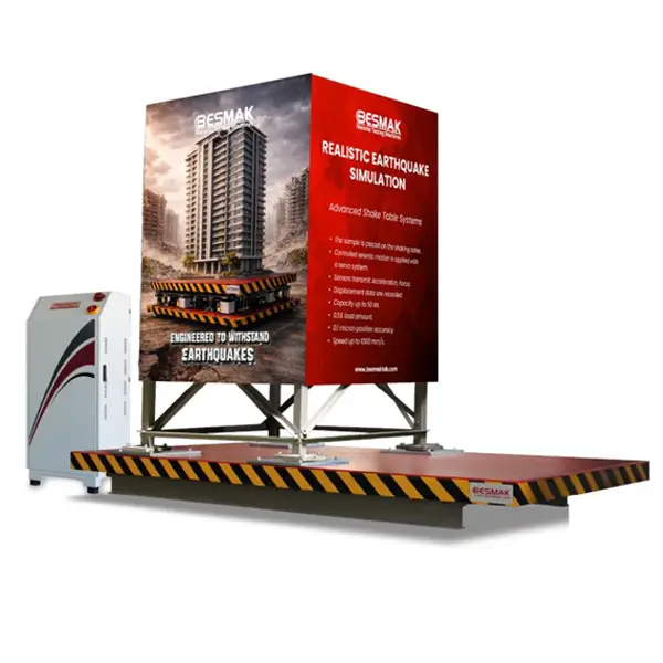 SHAKING TABLE SYSTEM FOR EARTHQUAKE SIMULATION AND SEISMIC TESTING- BMT-ST/E BESMAK