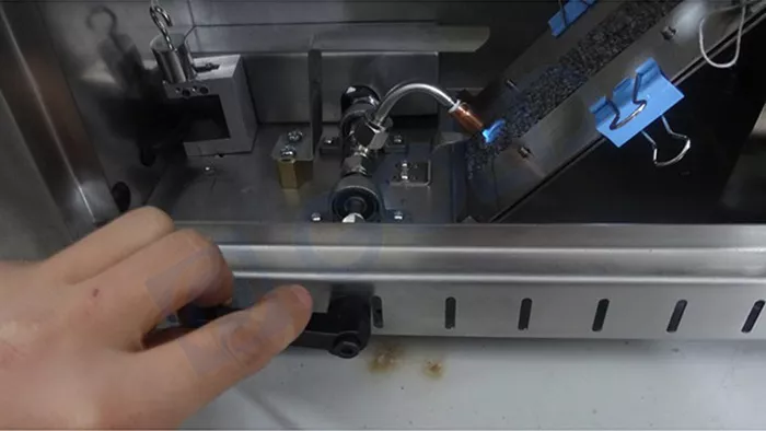 Alat Uji Laju Penyebaran Api Kain 45 Derajat | Textile 45 Degree Flame Spread Rate Test Apparatus - Gambar 3