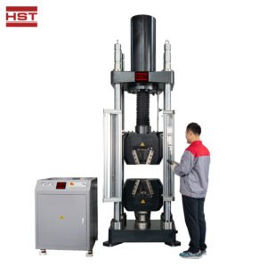 Mesin Uji Tarik Hidraulik dengan Ruang Uji Tunggal untuk Batang | Steel rebar Single Test Space Hydraulic Tensile Testing Machine WAW-F HST Baja Tulangan