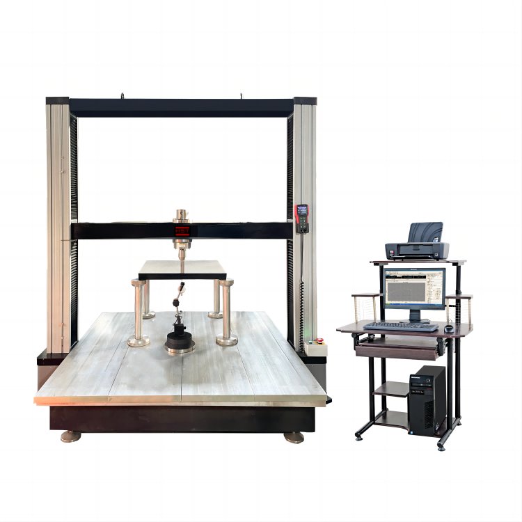 Mesin Uji Kompresi Lantai Terangkat dari Papan Serat | Chipboard Raised Floor Compression Testing Machine WDW-10KN/20KN/50KN/100KN HST