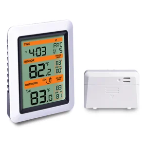 WH0300 Wireless Digital Indoor/Outdoor Thermometer Monitor with 1 WH53 Temperature Transmitter and Display