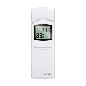 WN32 Outdoor Temperature and Humidity Sensor, Single-Channel Thermo-hygrometer for Outdoor data