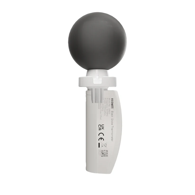 WN38 Black Globe Thermometer, Wet Bulb Globe Temperature, Heat Stress Monitor Kit - Gambar 3