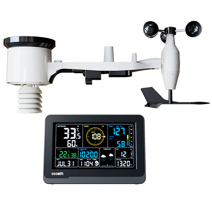 WS3800 / WS3900 Wi-Fi Weather Station with 7.5 LCD Display and 7-in-1 Outdoor Sensor Array - Gambar 11