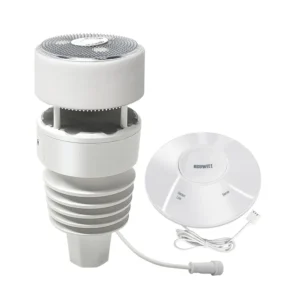 Wittboy GW2001 Weather Station IoT Wi-Fi Hub with 7-in-1 Outdoor Solar Powered Anti-vibration Haptic Rainfall Sensor, Includes Bird Spikes 4.88/5.0 48 reviews