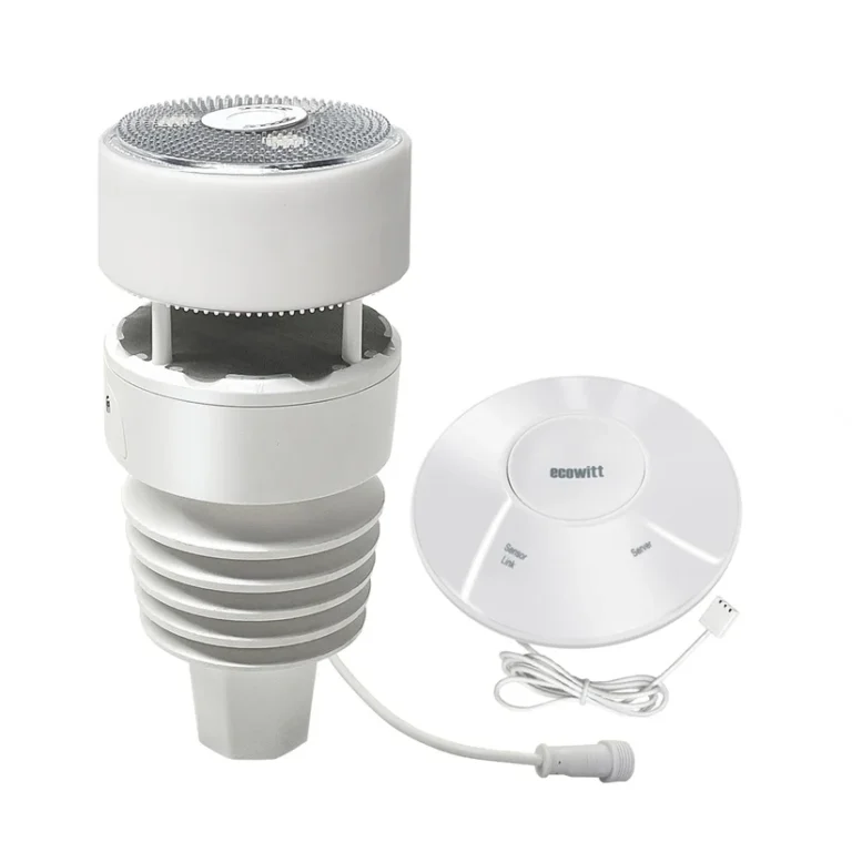 Wittboy GW2001 Weather Station IoT Wi-Fi Hub with 7-in-1 Outdoor Solar Powered Anti-vibration Haptic Rainfall Sensor, Includes Bird Spikes 4.88/5.0 48 reviews