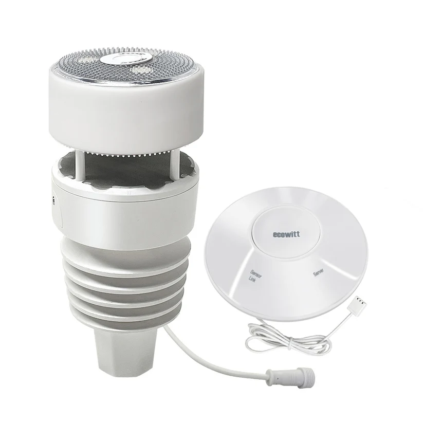Wittboy GW2001 Weather Station IoT Wi-Fi Hub with 7-in-1 Outdoor Solar Powered Anti-vibration Haptic Rainfall Sensor, Includes Bird Spikes 4.88/5.0 48 reviews